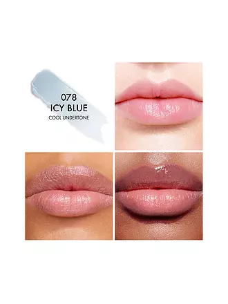 DIOR | Dior Addict Lip Glow 48-Stunden feuchtigkeitsspendender Lippenbalsam (078 Icy Blue) | 